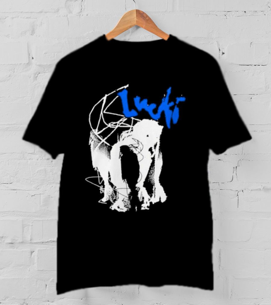 Lucki Alt Heavy Metal Style White Abstract T-Shirt
