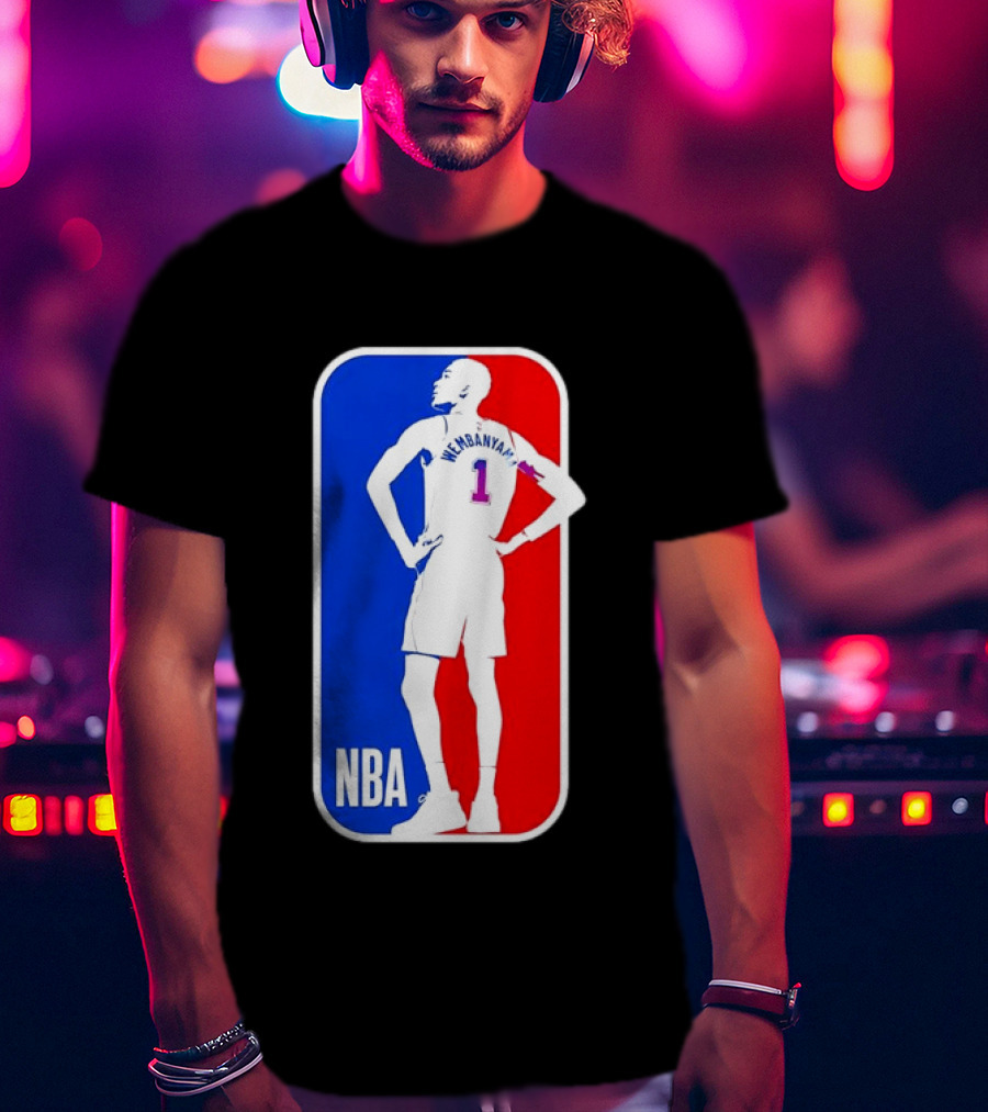 NBA Victor Wembanyama Number 1 Player T-Shirt