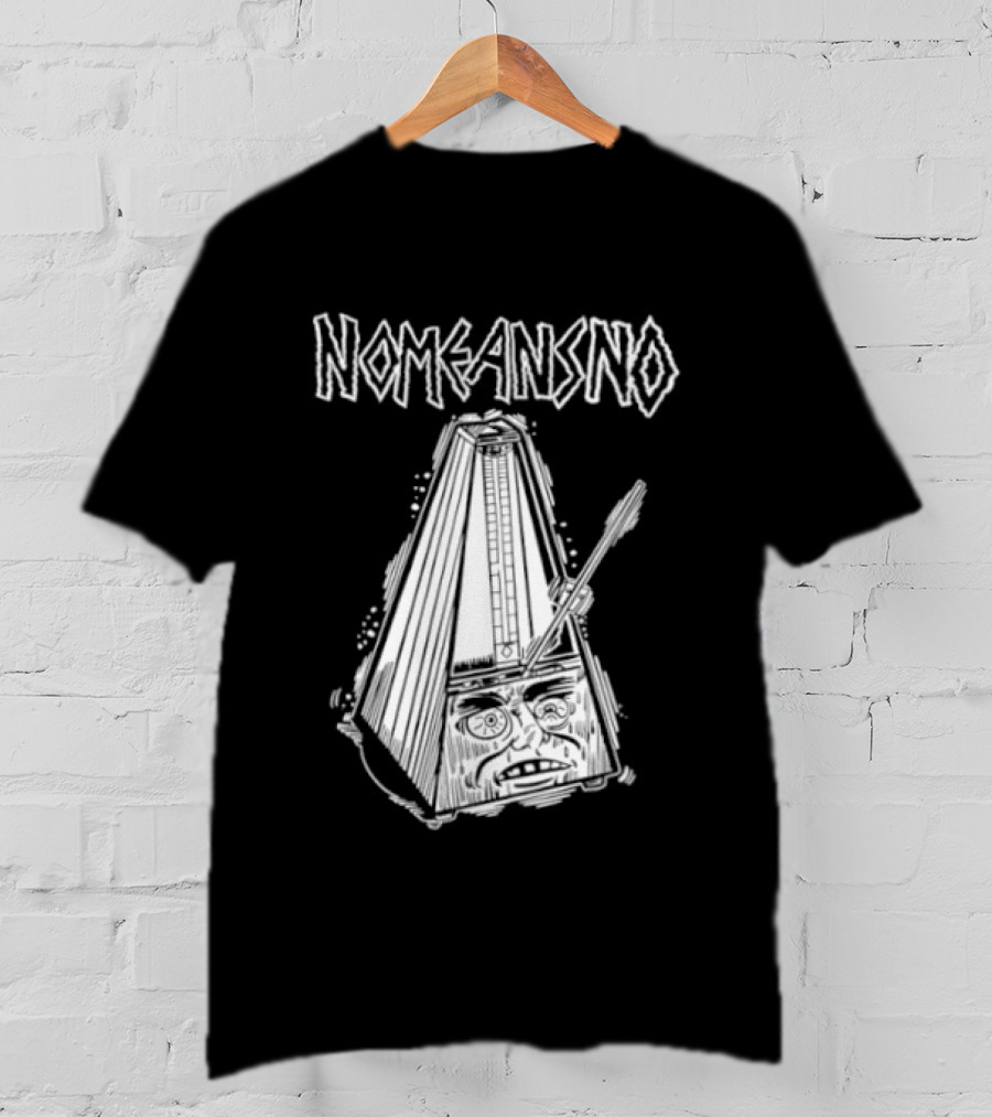 Nomeansno Distressed Metronome Face T-Shirt