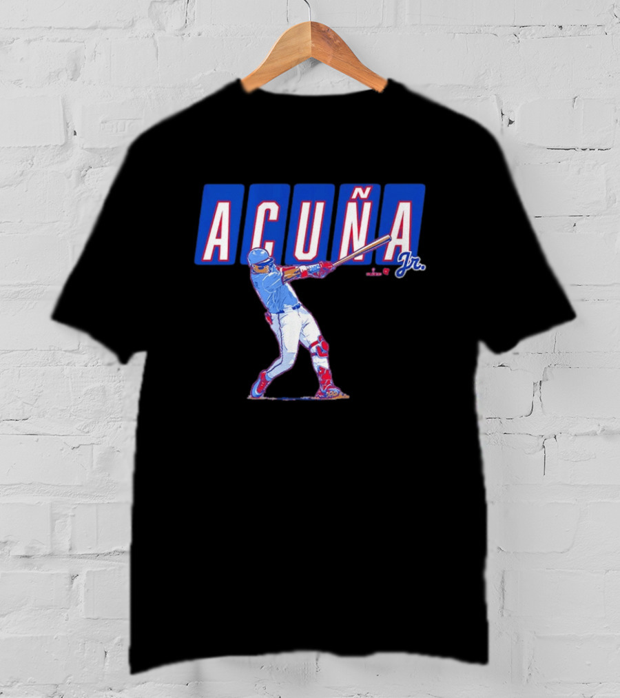 ATL Ronald Acuña Jr Slugger Swing Action T-Shirt