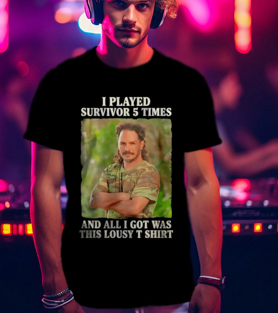 I Played Survivor 5 Times Ozzy Lusth All I Got Was This Lousy T-Shirt
