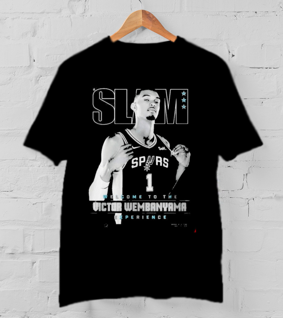 Slam Spurs Victor Wembanyama Welcome To The Future T-Shirt