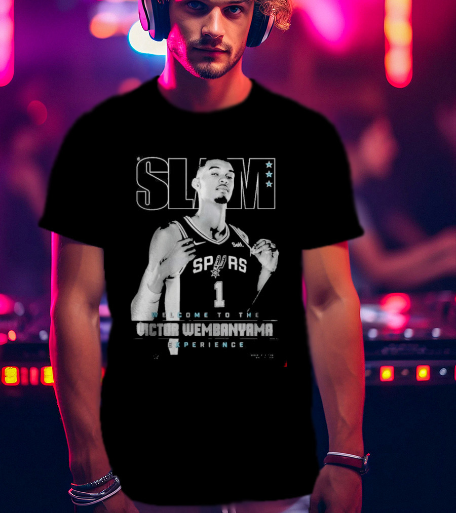 Slam Spurs Victor Wembanyama Welcome To The Future T-Shirt