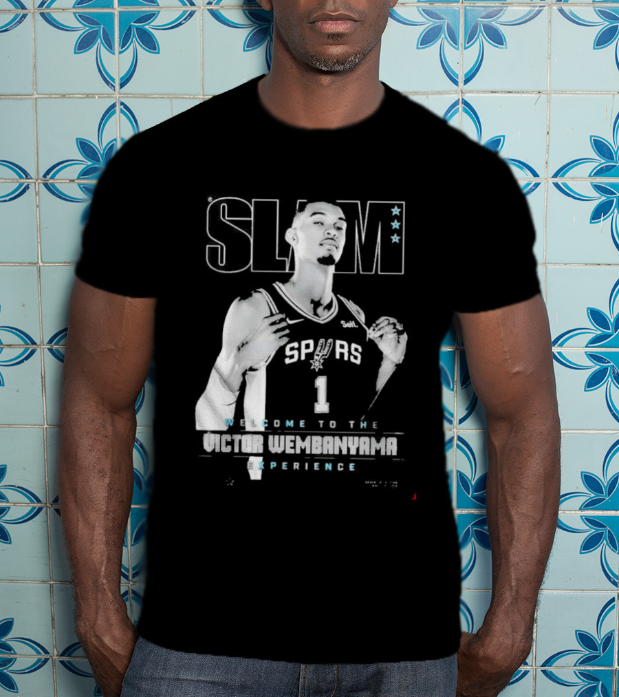 Slam Spurs Victor Wembanyama Welcome To The Future T-Shirt