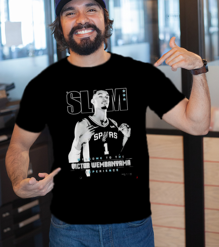 Slam Spurs Victor Wembanyama Welcome To The Future T-Shirt