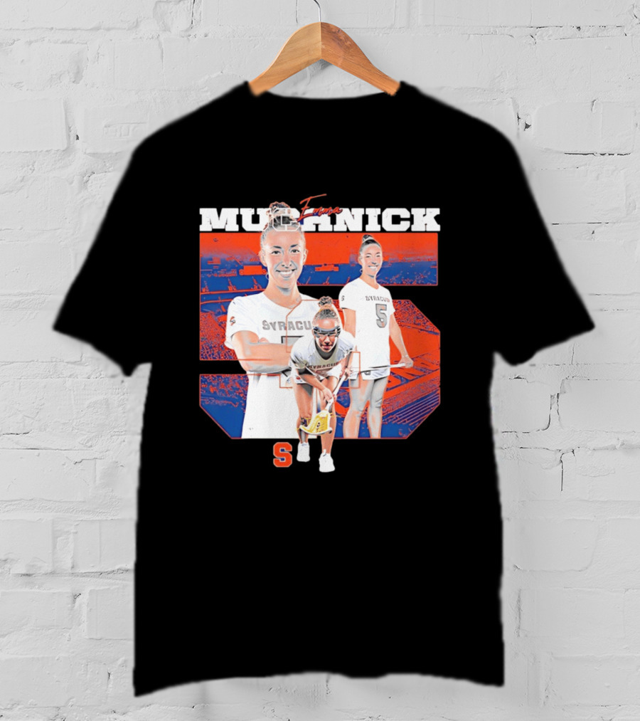 Emma Muchnick Syracuse Lacrosse Orange NCAA Number 5 T-Shirt
