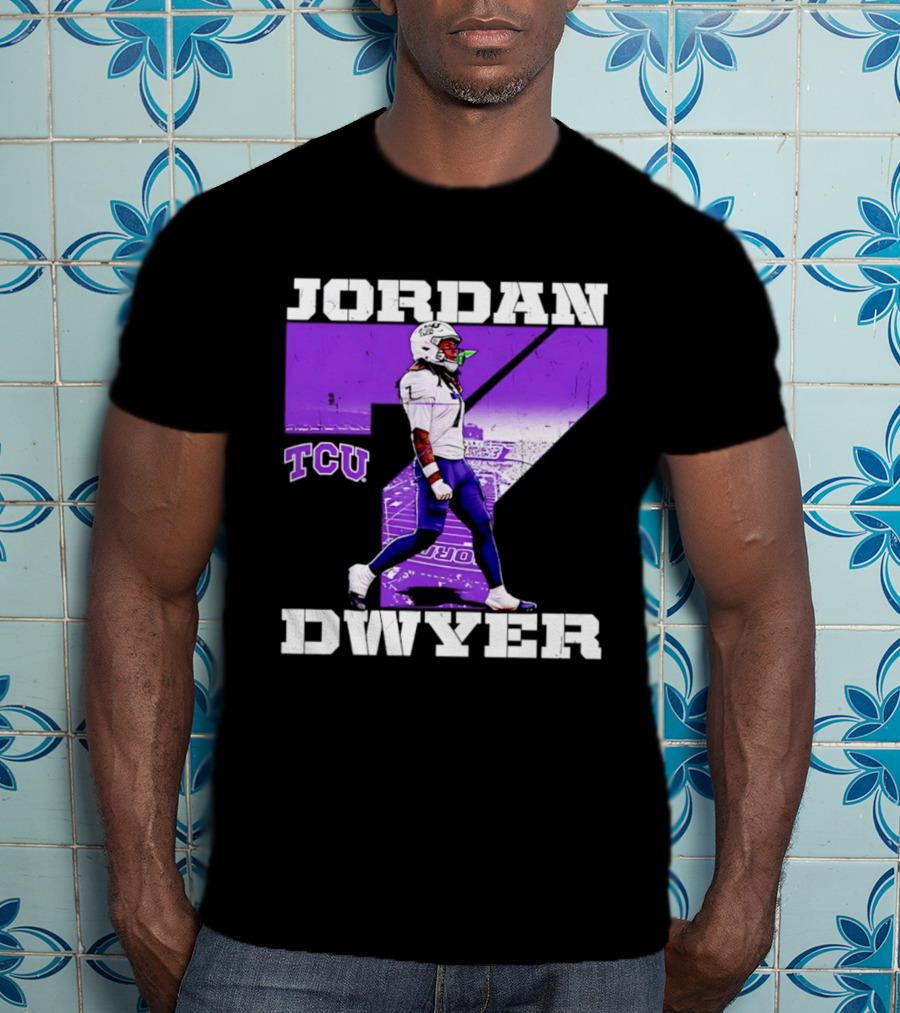 TCU Horned Frogs Football Jordan Dwyer Number 7 T-Shirt