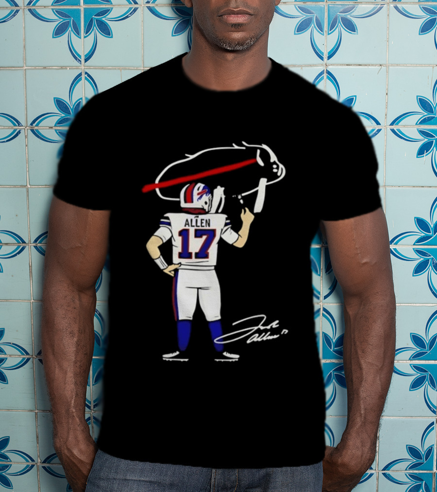 Josh Allen Buffalo Bills Number 17 Prepping For The Season T-Shirt