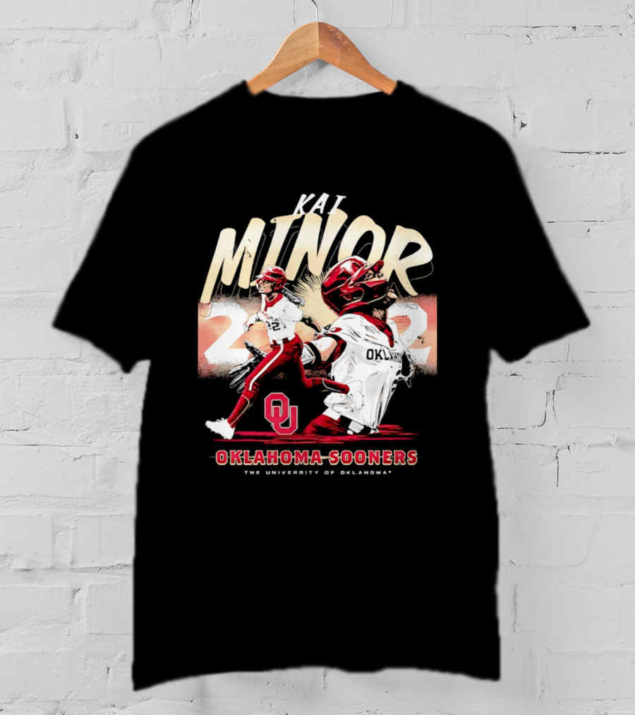 Kai Minor 2022 Oklahoma Sooners NCAA Softball The University Of Oklahoma T-Shirt