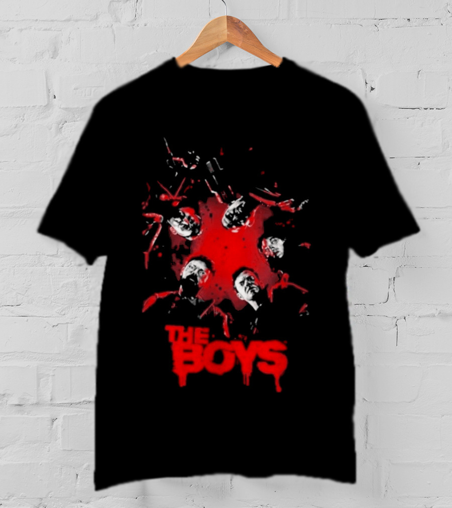 The Boys Blood Red Splatter Horror T-Shirt