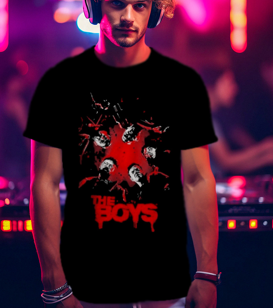 The Boys Blood Red Splatter Horror T-Shirt