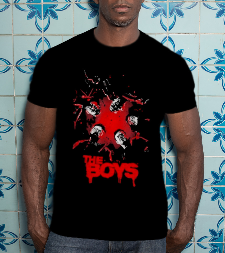 The Boys Blood Red Splatter Horror T-Shirt