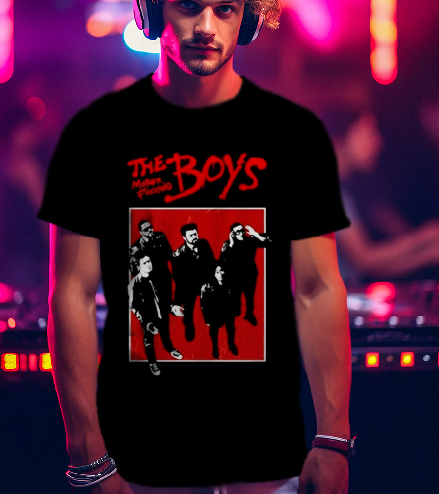 The Boys Mother Fucking Red Silhouette Cast T-Shirt