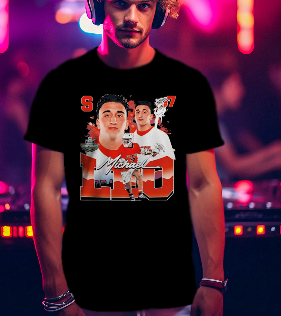 Michael Leo Syracuse NCAA Lacrosse Championships #7 T-Shirt