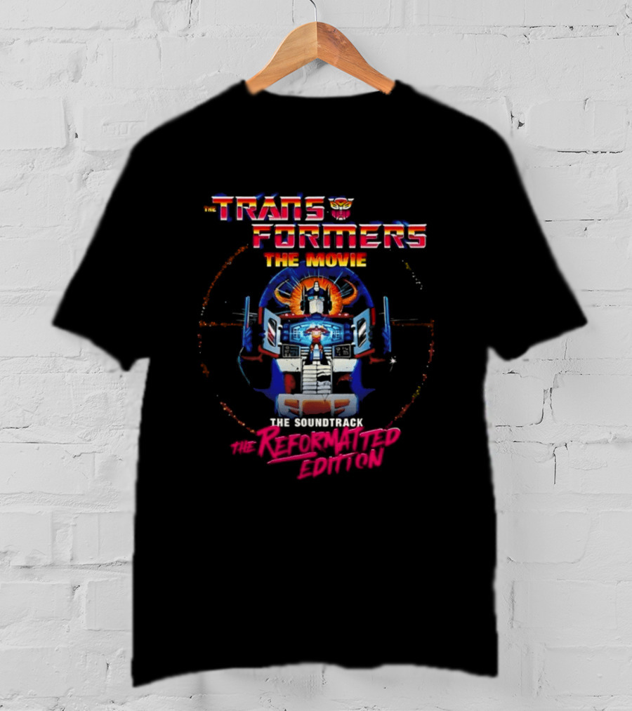 Transformers The Movie Soundtrack The Reformatted Edition Optimus Prime T-Shirt