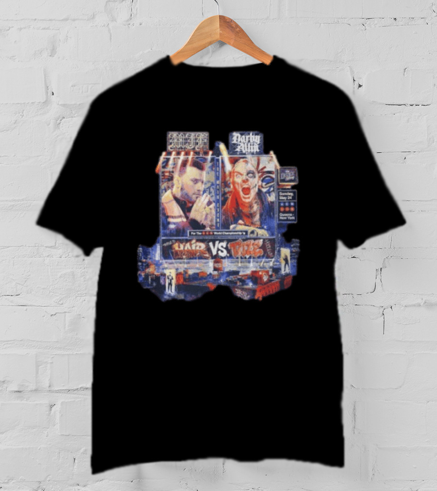 MJF Vs Darby Allin AEW World Championship Double Or Nothing 2026 May 24 Queens New York T-Shirt