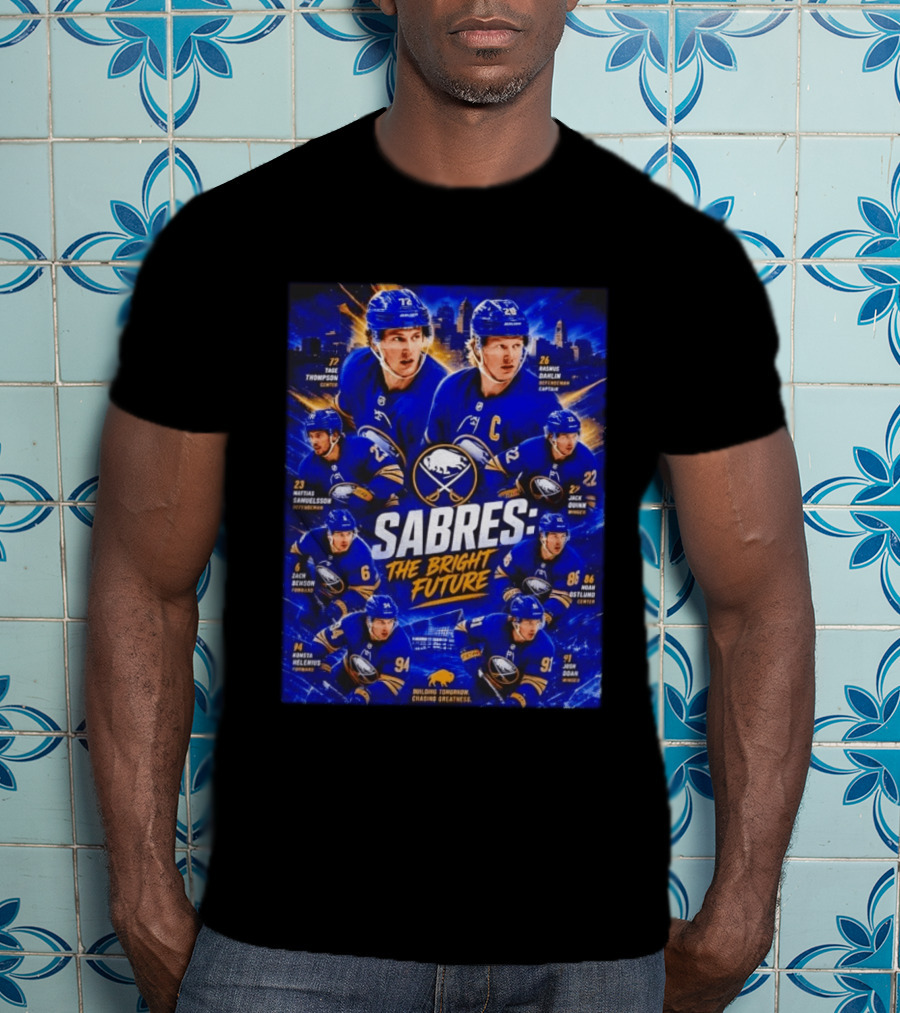 Buffalo Sabres Players Bright Future NHL Team Roster 2023 T-Shirt