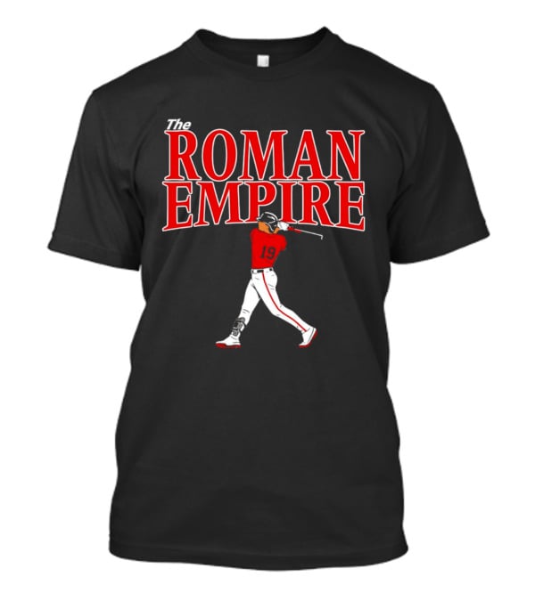 The Roman Empire Number 19 Red Baseball Boston T-Shirt