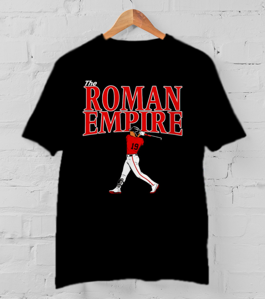 The Roman Empire Number 19 Red Baseball Boston T-Shirt