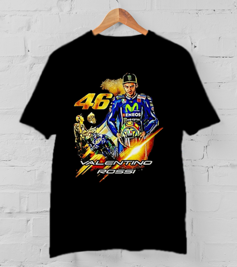 Valentino Rossi 46 MotoGP Eneco Monster Racing Legend T-Shirt