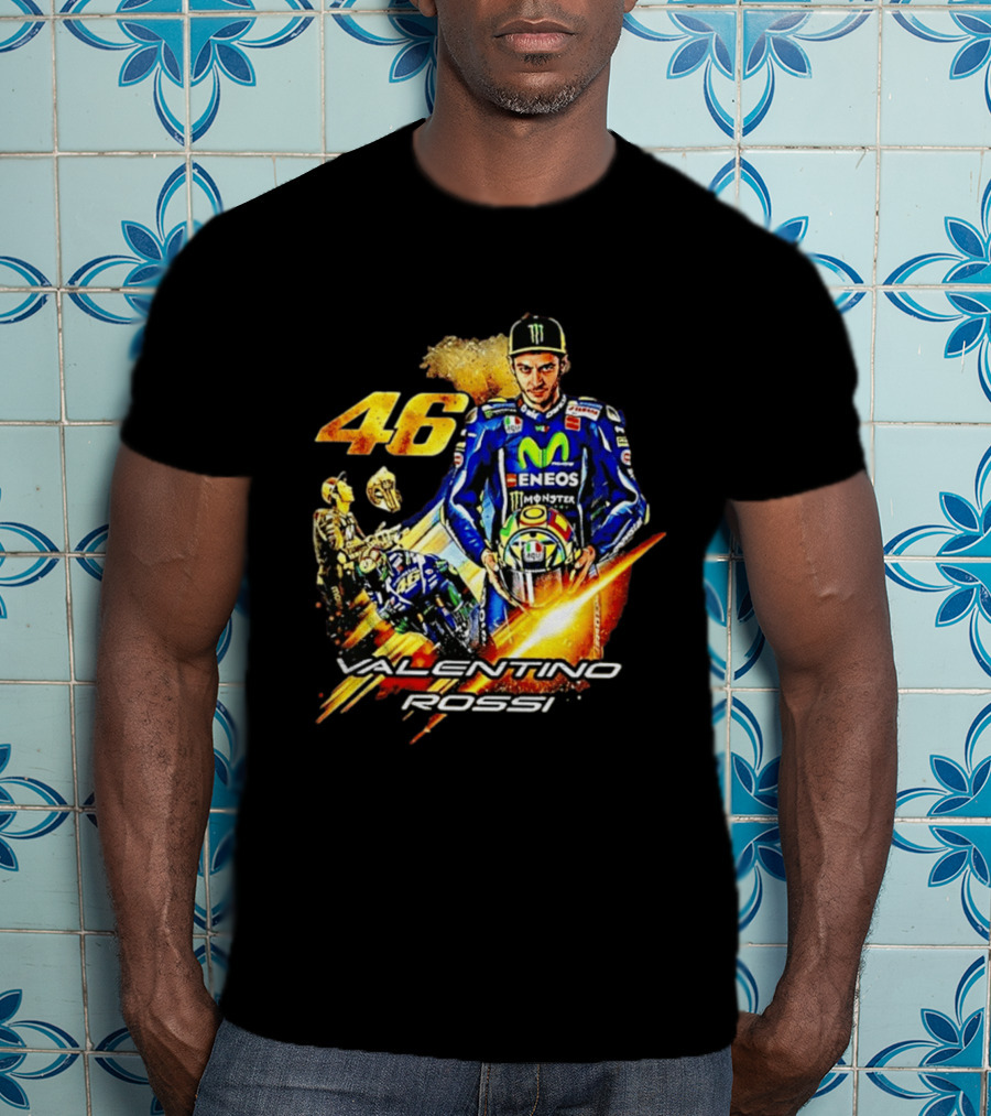 Valentino Rossi 46 MotoGP Eneco Monster Racing Legend T-Shirt