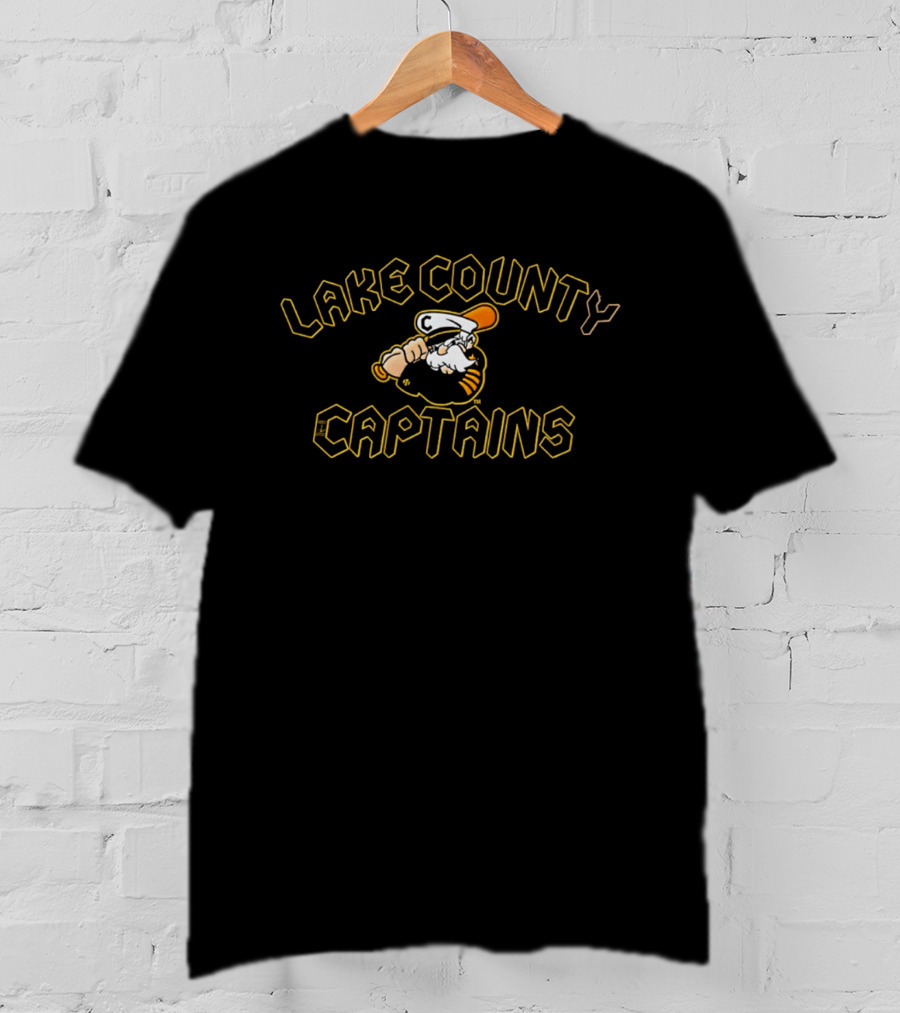 Lake County Captains C Baseball Embroidered T-Shirt