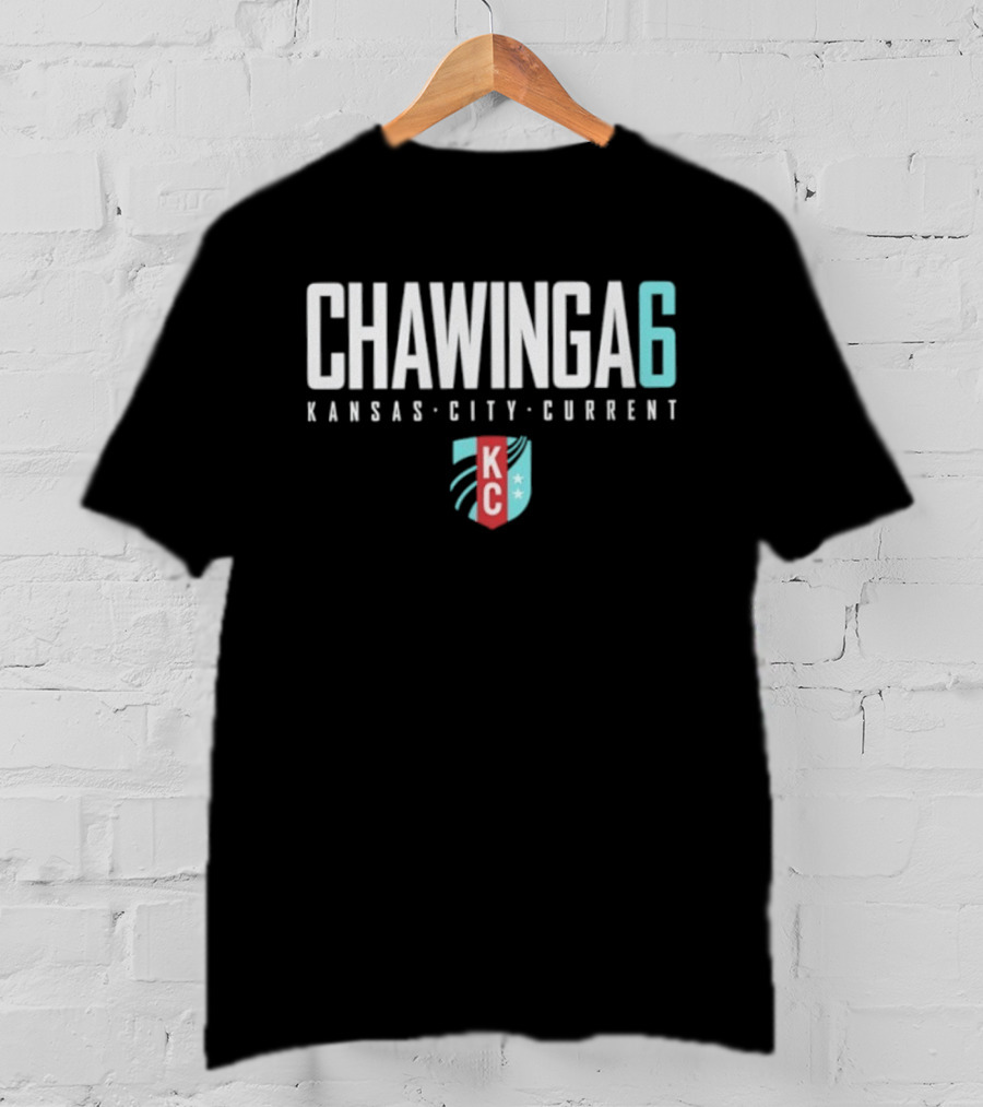 Chawinga 6 Kansas City Current NWSL KC T-Shirt