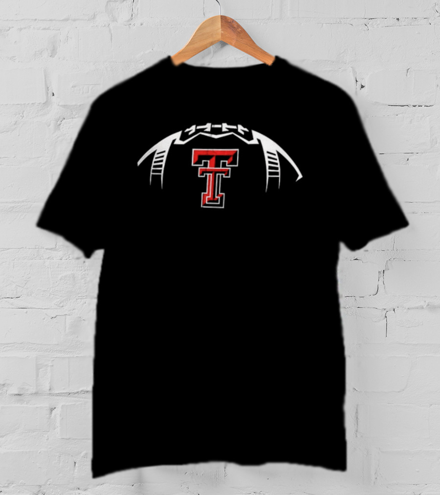 Texas Tech Red Raiders NCAA Game Day Baseball Red Double Football T-Shirt