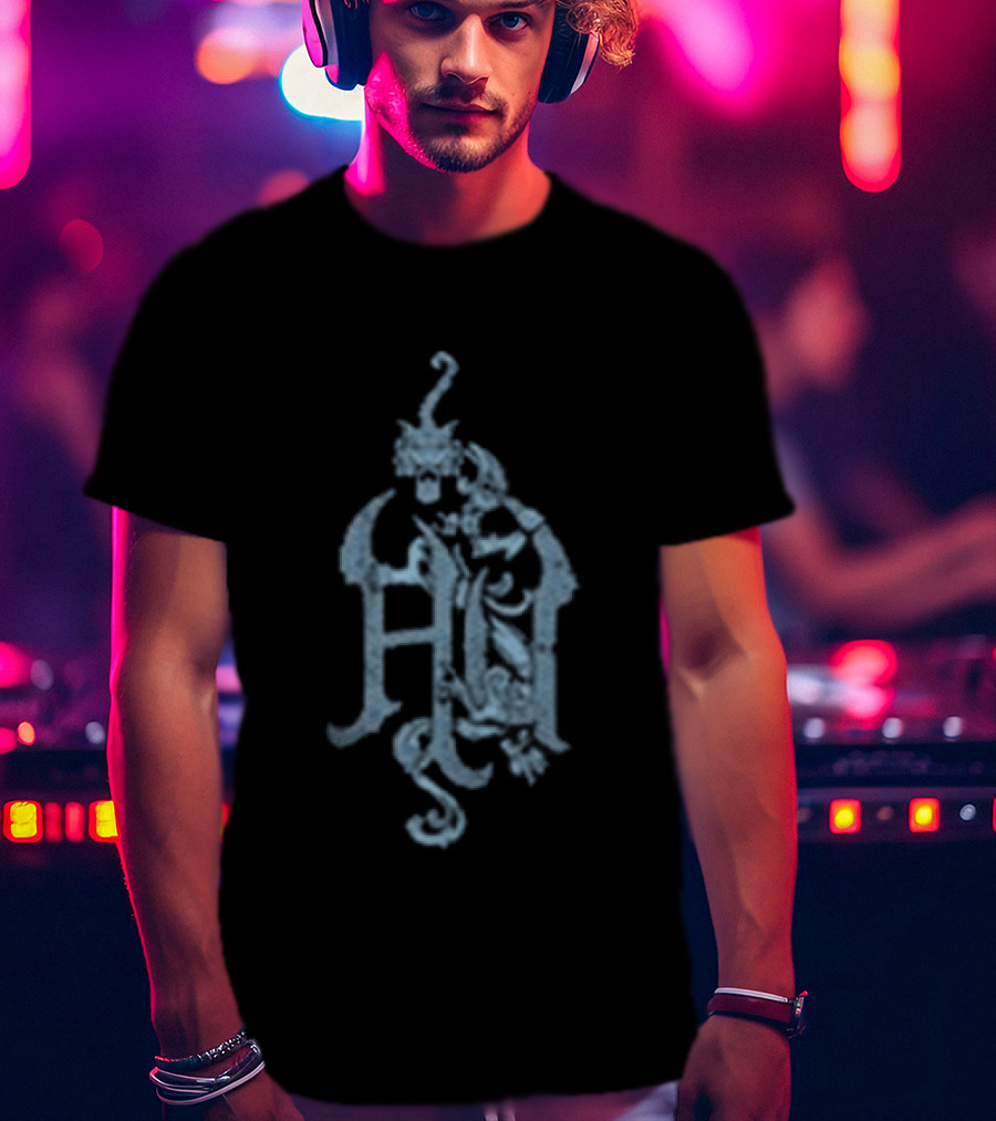 The Hu Hun Splatter Ornate Mystic Script T-Shirt