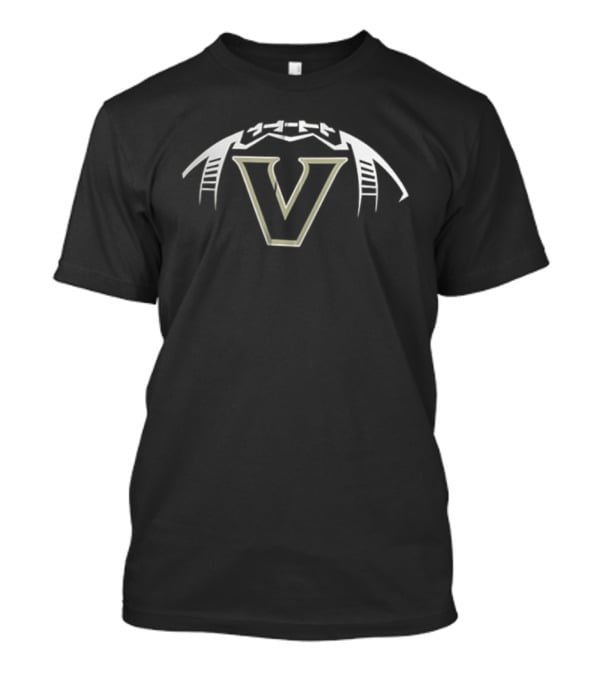 Vanderbilt Commodores NCAA Game Day Baseball 2 Sided V Logo With Star And Anchor T-Shirt
