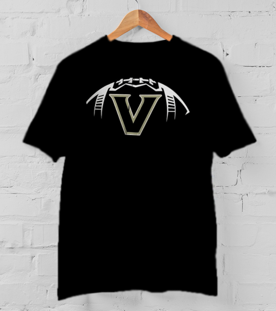 Vanderbilt Commodores NCAA Game Day Baseball 2 Sided V Logo With Star And Anchor T-Shirt
