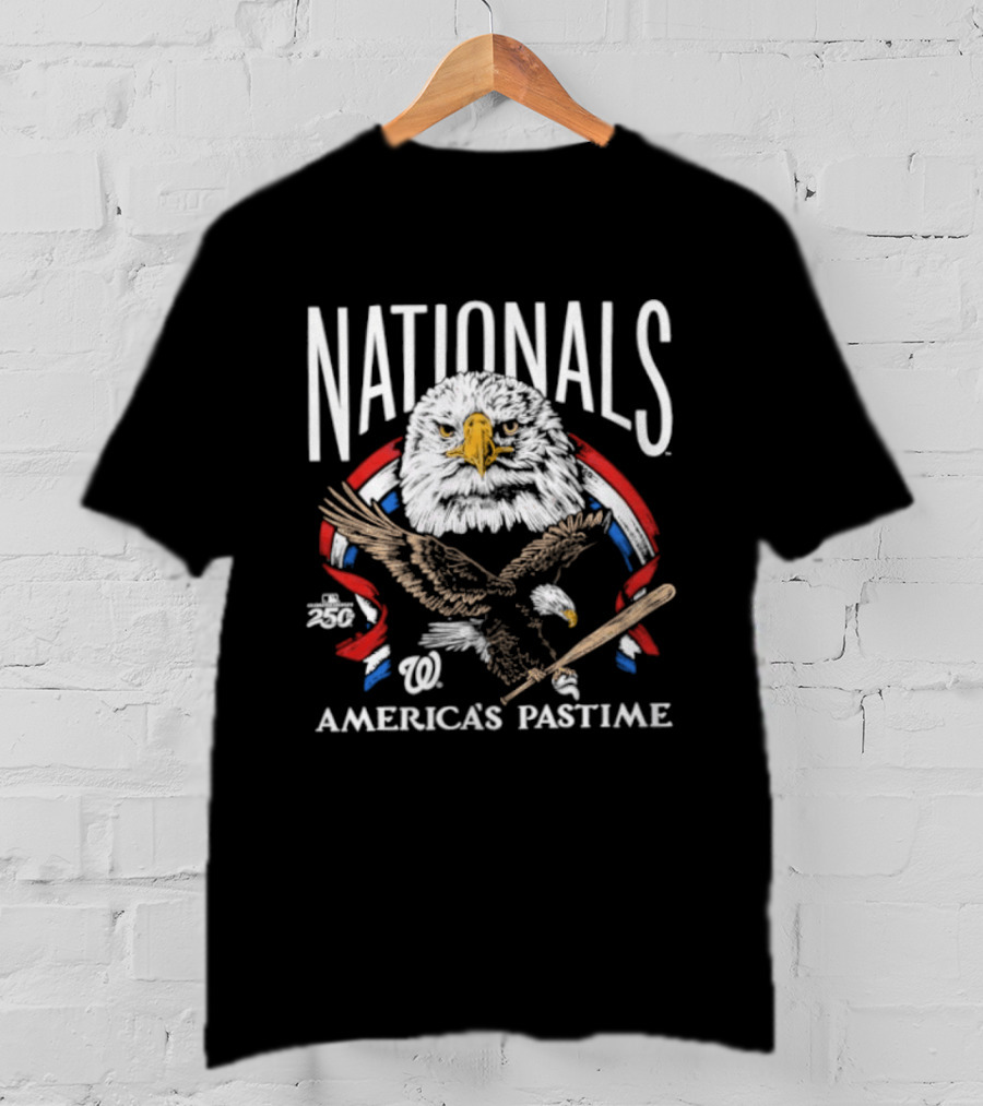 Nationals America's Pastime 250th Celebration Bald Eagle T-Shirt