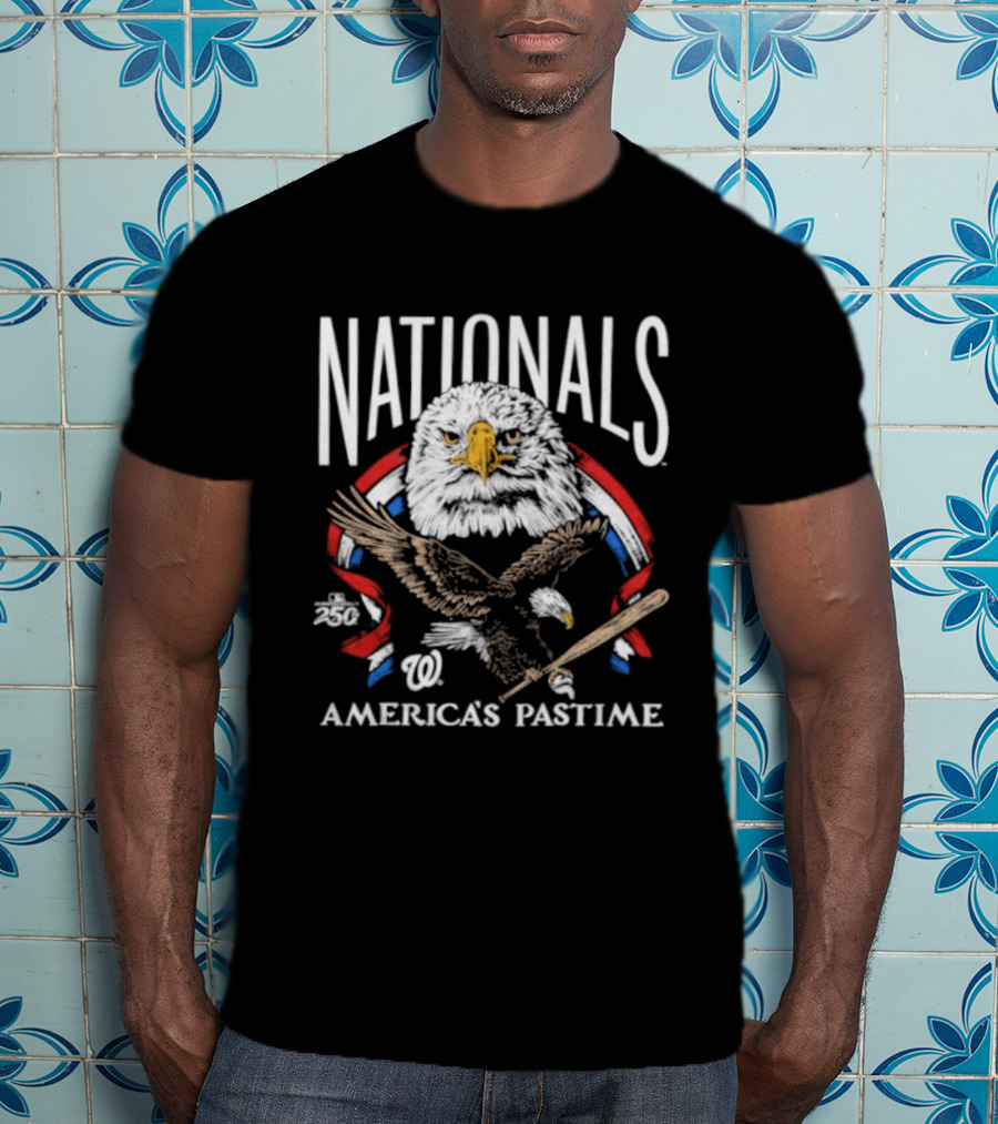 Nationals America's Pastime 250th Celebration Bald Eagle T-Shirt