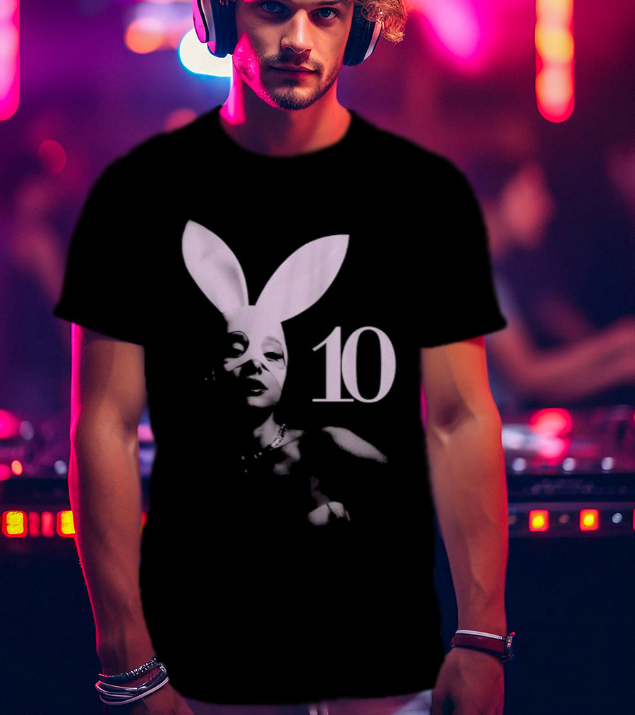 Ariana Grande Dangerous Woman Album Bunny Mask 10 T-Shirt