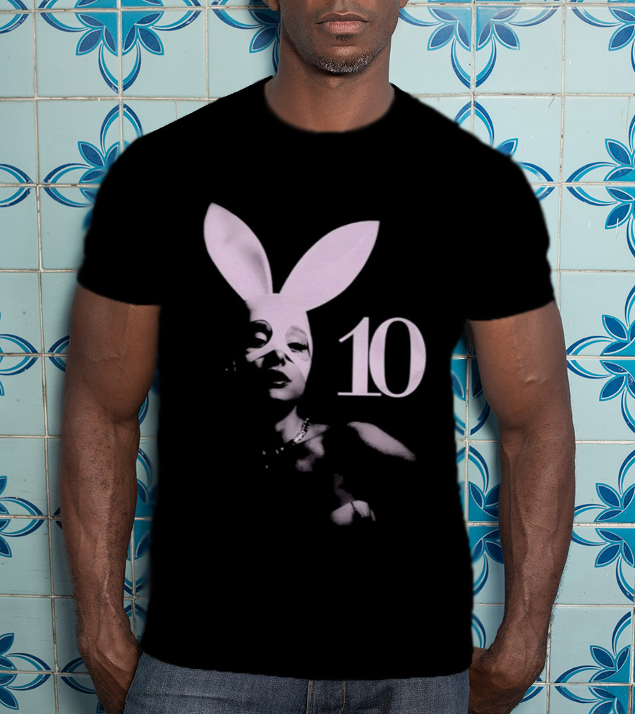 Ariana Grande Dangerous Woman Album Bunny Mask 10 T-Shirt