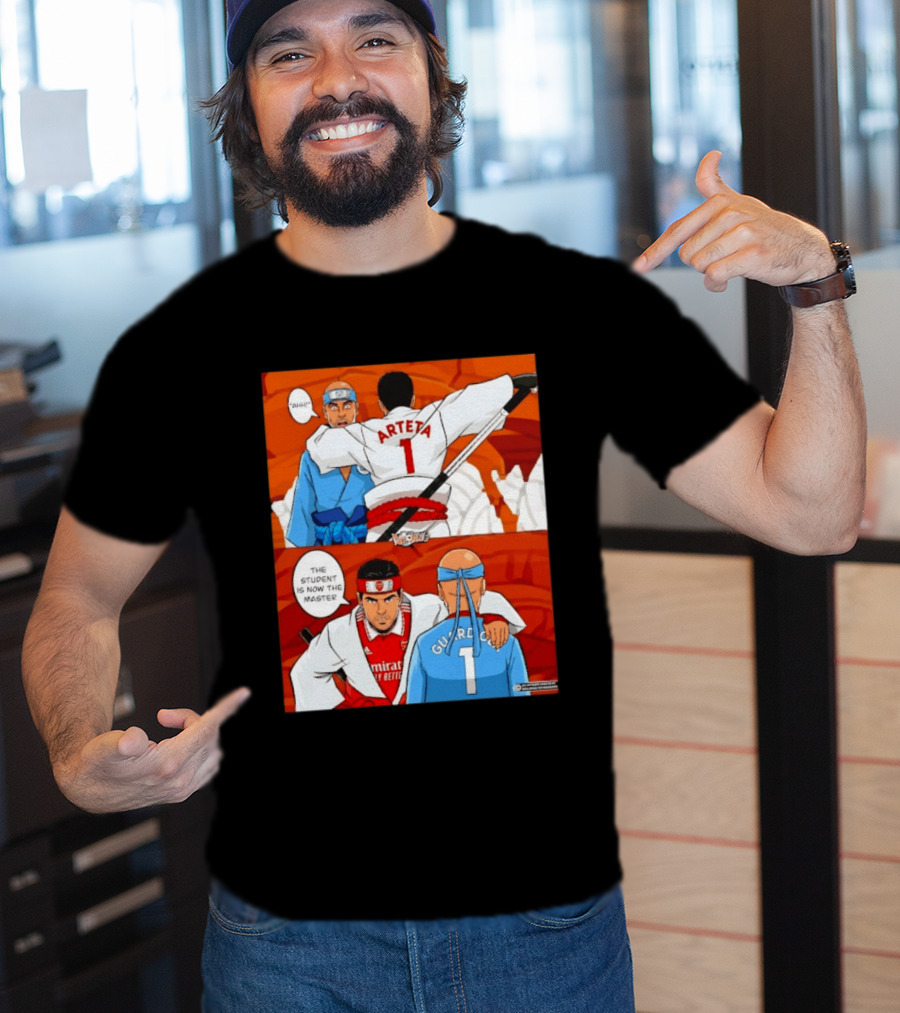 Arteta Vs Guardiola Student Becomes Master Martial Arts Showdown T-Shirt