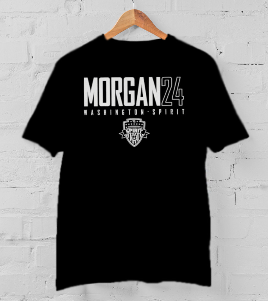 Morgan 24 Washington Spirit NWSL Team T-Shirt