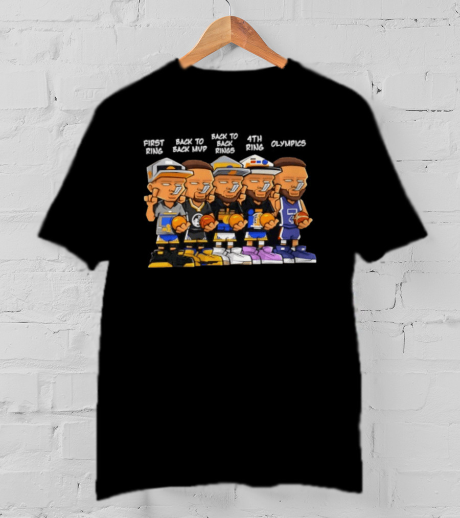 First Ring Back To Back MVPs Back To Back Rings 4th Ring Olympics Career T-Shirt