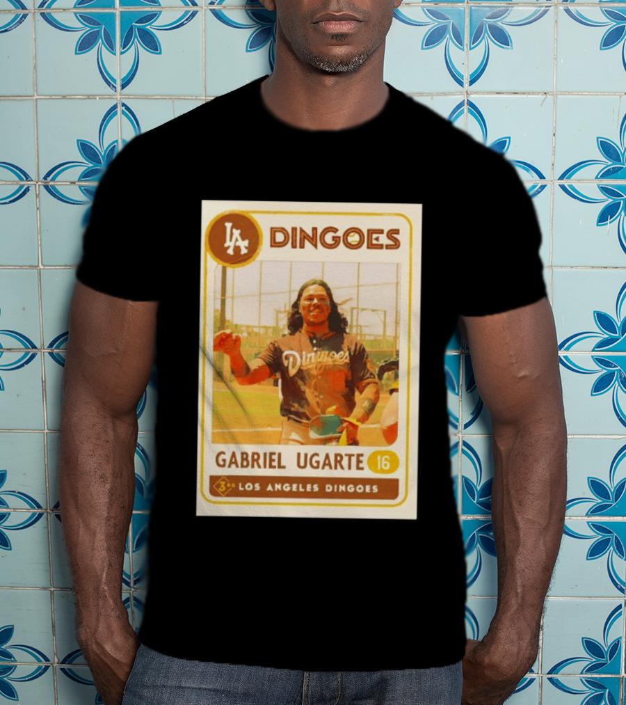 Los Angeles Dingoes Gabriel Ugarte 16 Player Card T-Shirt