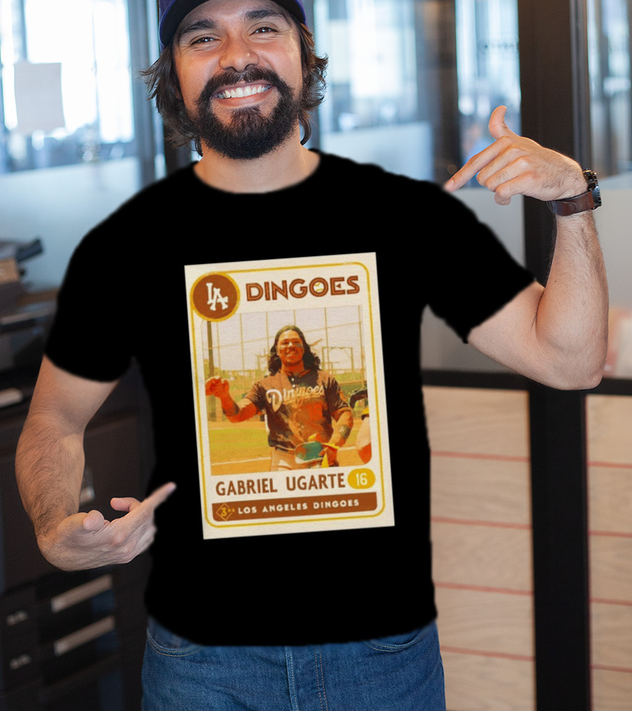 Los Angeles Dingoes Gabriel Ugarte 16 Player Card T-Shirt