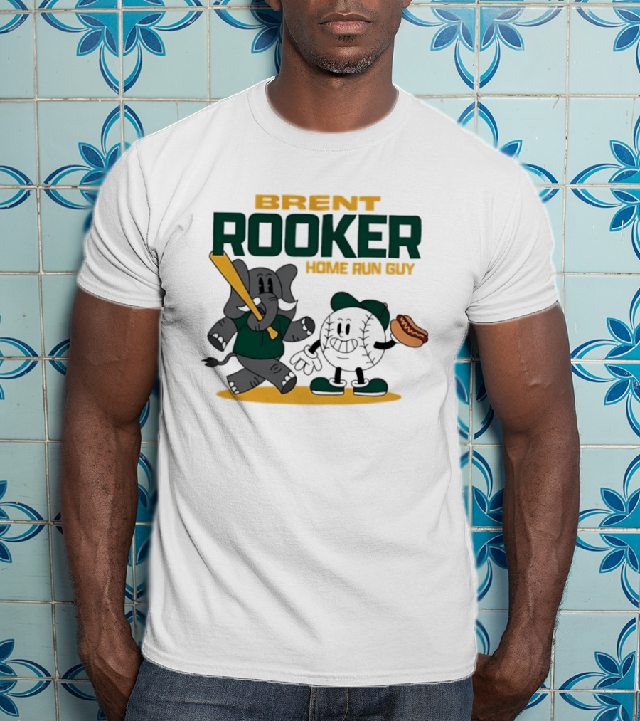 Brent Rooker Oakland Athletics Home Run Guy Elephant Baseball Hotdog T-Shirt