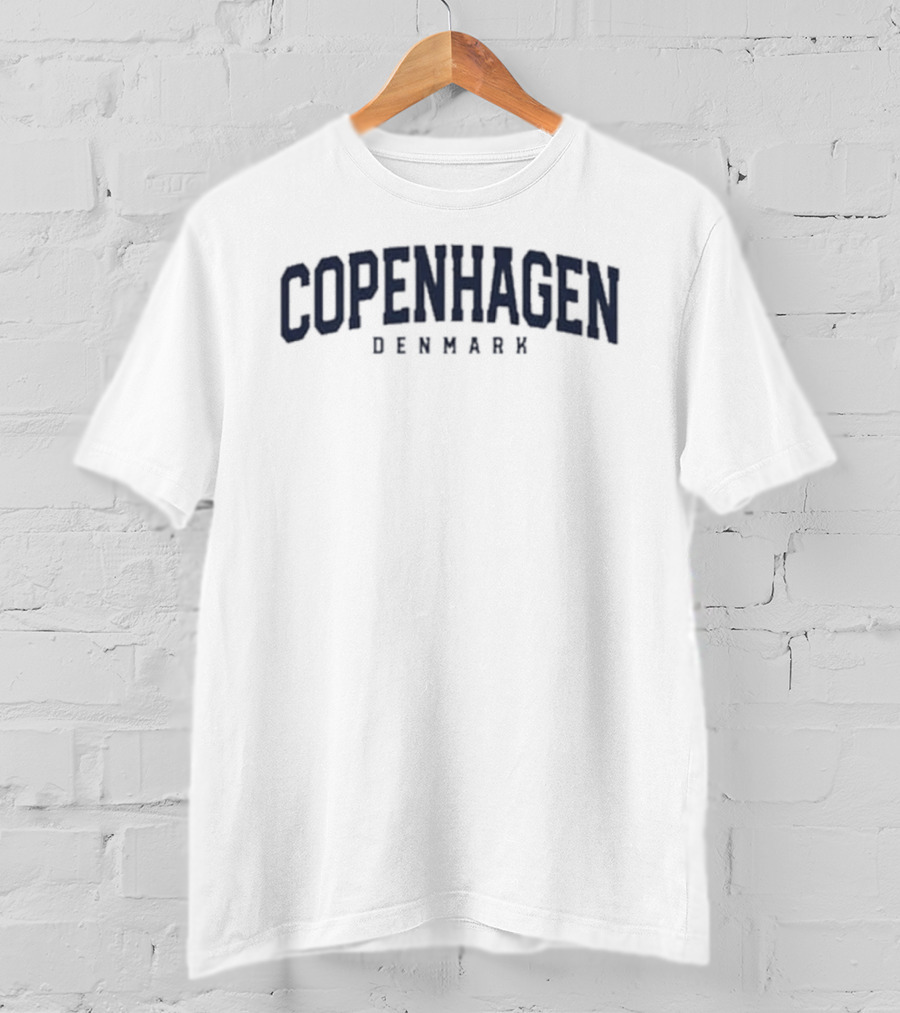 Copenhagen Denmark Vintage Style Arch T-Shirt