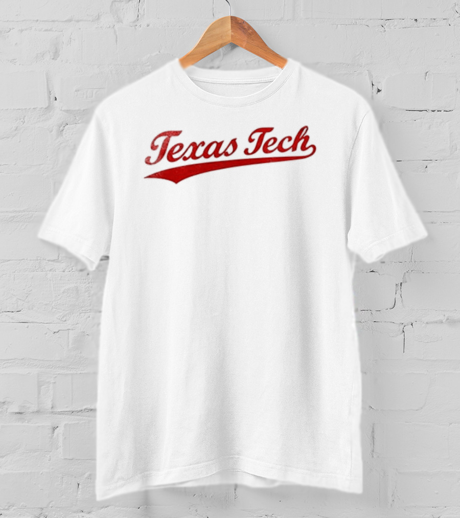 Texas Tech Red Raiders Softball Team Script T-Shirt