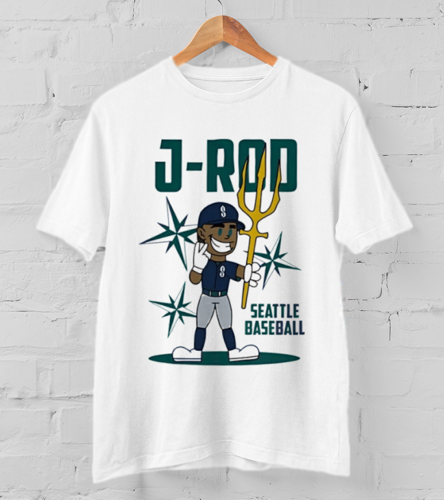 Julio Rodríguez J Rod Seattle Baseball MLB Players Mariners T-Shirt