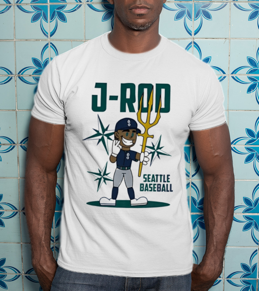Julio Rodríguez J Rod Seattle Baseball MLB Players Mariners T-Shirt