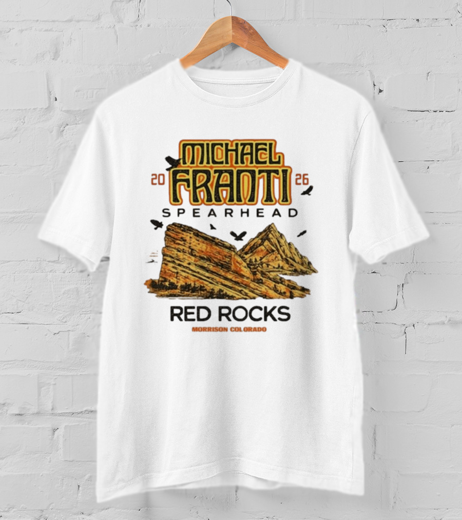 Michael Franti Spearhead 2026 Red Rocks Morrison Colorado T-Shirt
