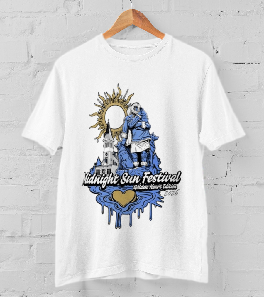 Midnight Sun Festival Golden Heart Edition 2023 T-Shirt