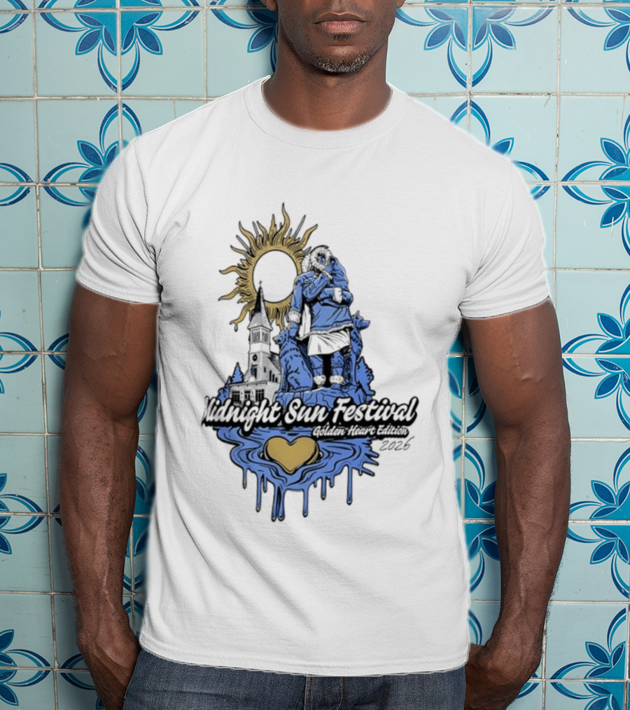 Midnight Sun Festival Golden Heart Edition 2023 T-Shirt