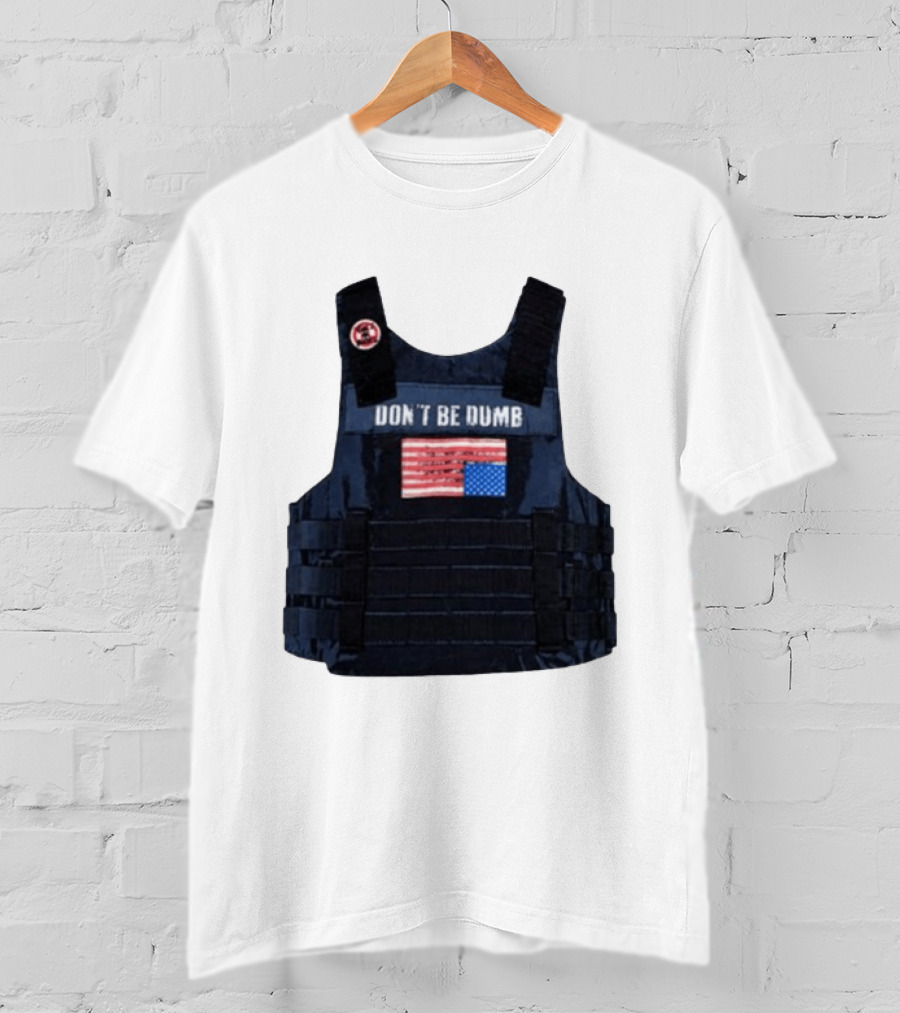 Original A$AP Rocky Don't Be Dumb Tour Tactical Vest With Patch T-Shirt