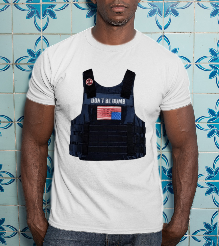 Original A$AP Rocky Don't Be Dumb Tour Tactical Vest With Patch T-Shirt